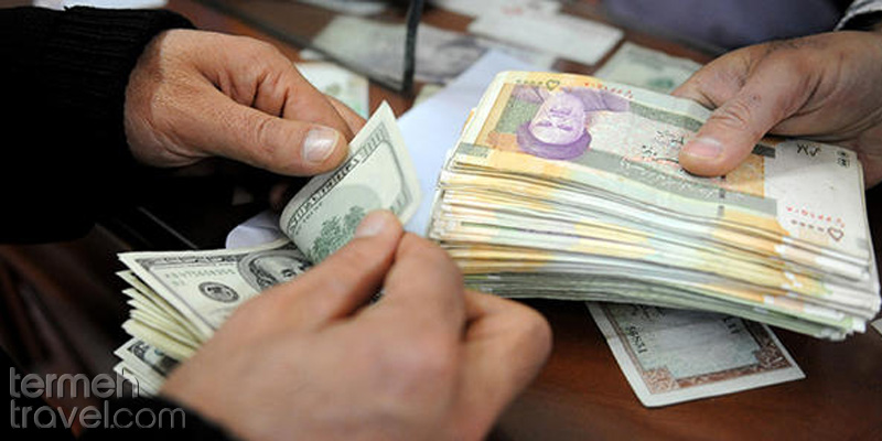 Exchanging Dollar to Rial- Termeh Travel