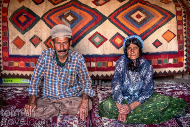 A nomad family in a tent-Nomads of Iran- Termeh Travel