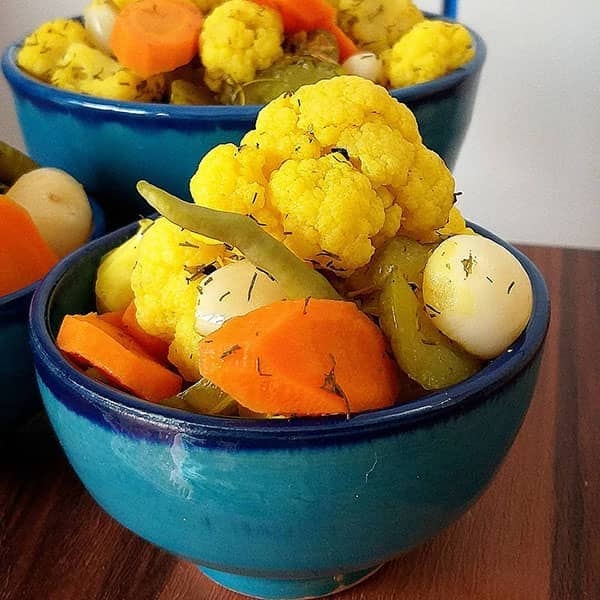 Torshi Gol Kalam - Cauliflower Pickles