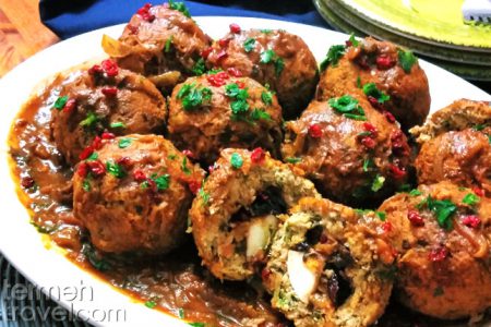 Koofteh Tabrizi, Iranian Stuffed Meatball | Persian food Recipes
