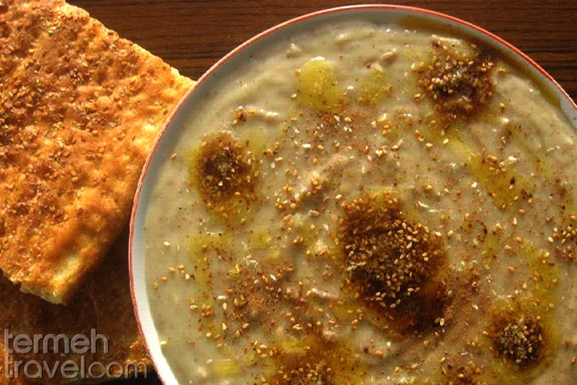 Persian Halim with Bread - Termeh Travel