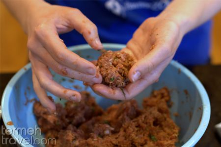 Koofteh Tabrizi, Iranian Stuffed Meatball | Persian food Recipes