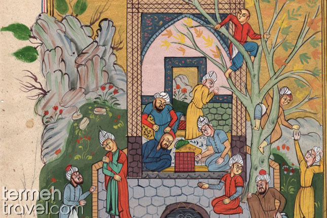 Persian Miniature- Termeh Travel