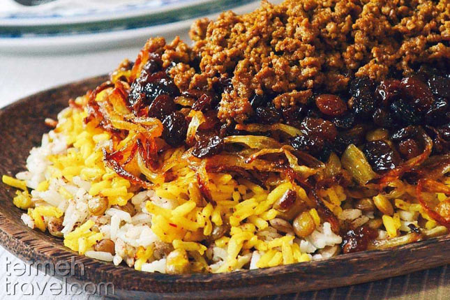 Adas Polo, Persian rice with lentils- Termeh Travel