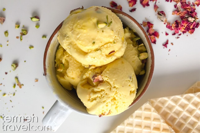 Saffron deals ice cream