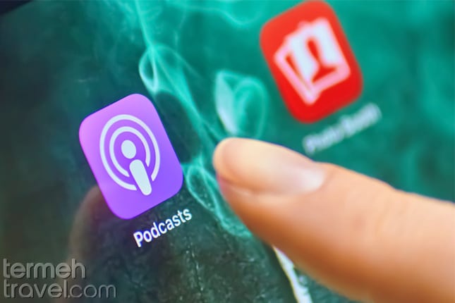 Applications for Farsi podcasts- Termeh Travel