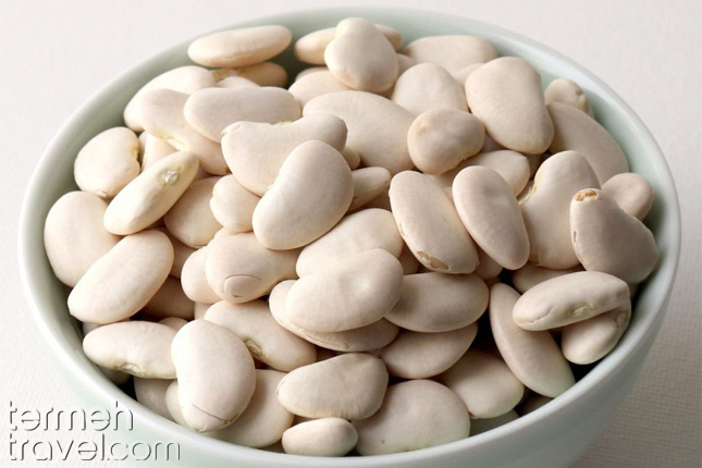 Lima beans in a bowl Termeh Travel
