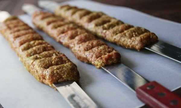 kabab Koobideh on sticks