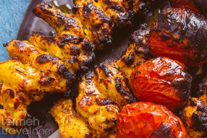 Joojeh Kabab, Best Persian Saffron Chicken Kebab Recipe