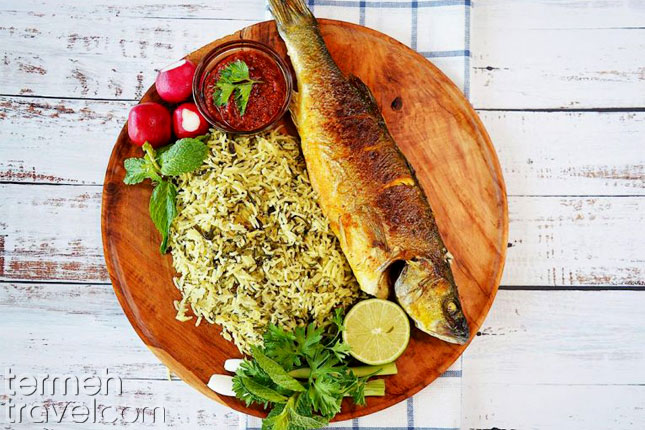 Fish and herb rise- Sabzi Polo ba Mahi - Termeh Travel