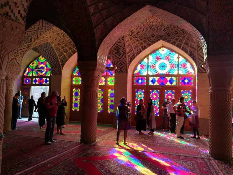 Group Tour in Iran Pink Mosque - Termeh Travel