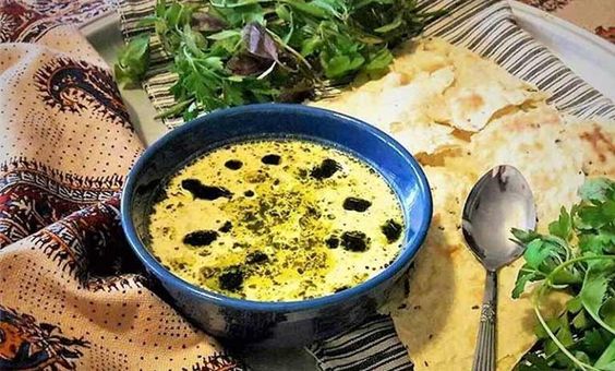 Eshkeneh - Kashk Soup - Iranian dish