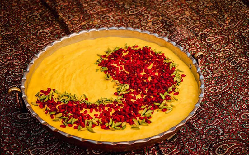 Khoresht Mast - Saffron Lamb Dessert